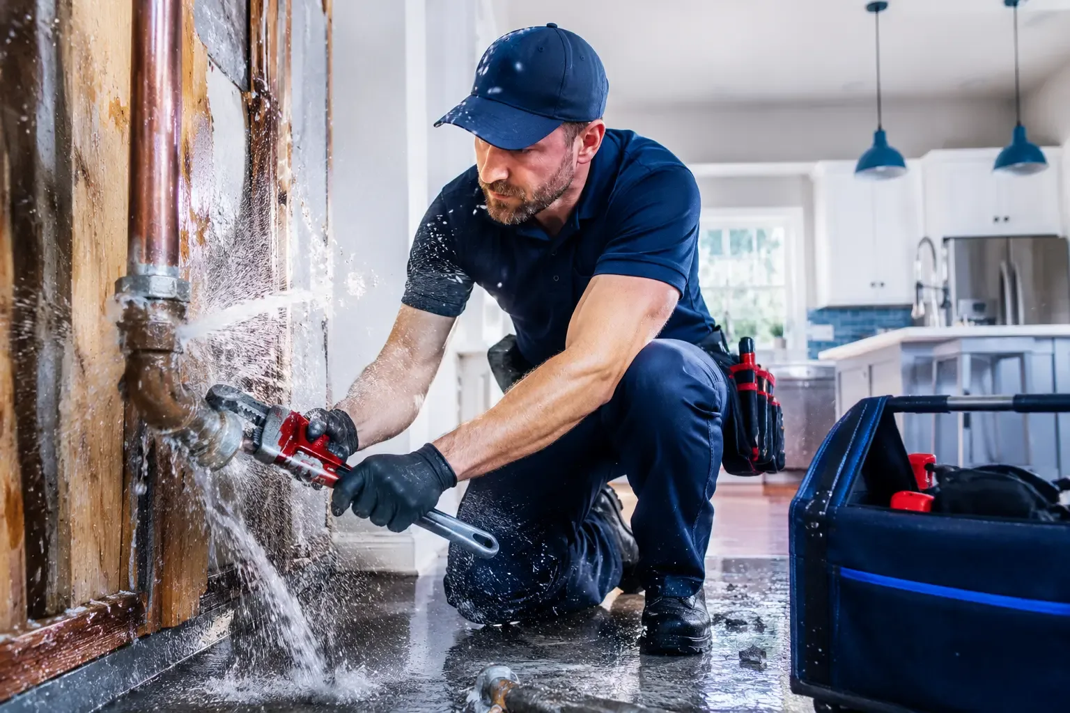 Emergency pipe repair in Alaska
